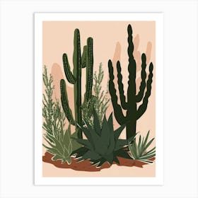 Cactus Garden 20 Art Print