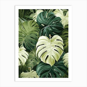 Tropical Leaves 2 Art Print