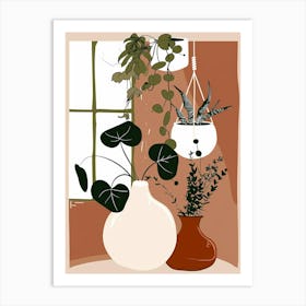 Potted Plants 12 Art Print