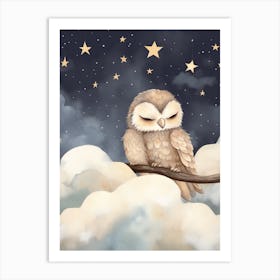 Sleeping Baby Eagle 1 Art Print