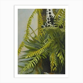 Tripinnatifid Spleenwort Cézanne Style Art Print