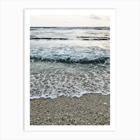 Beach At Dusk Art Print