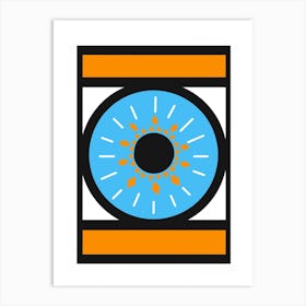 Blue Eye Art Print