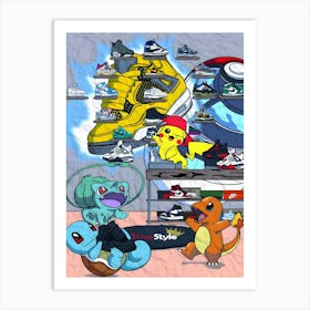 Pokemon 1 Art Print