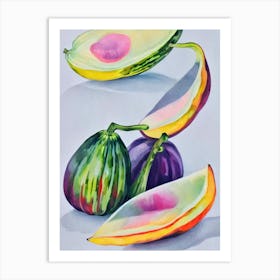 Bitter Melon Marker vegetable Art Print