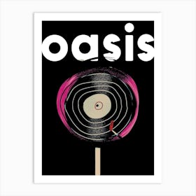 Oasis britpop band music Art Print