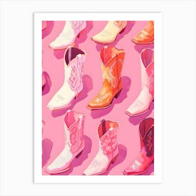 Cowboy Boots 15 Art Print