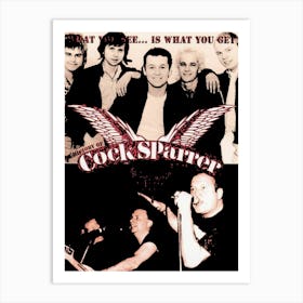 cock sparrer band music 1 Art Print