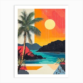 A Modern Art Poster Of Ibiza Art Print