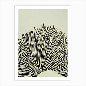 Acropora Granulosa Linocut Art Print