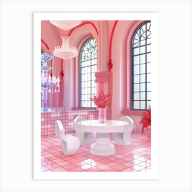 Pink Room 2 Art Print