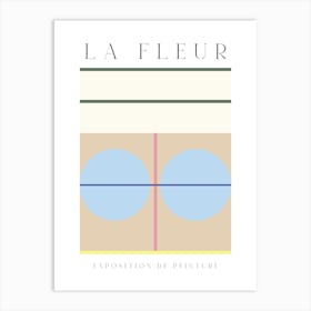 La Fleur Geometric Flowers Poster Set 6 1 Art Print