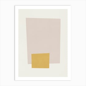 ABSTRACT MINIMALIST GEOMETRY - YC01 Art Print