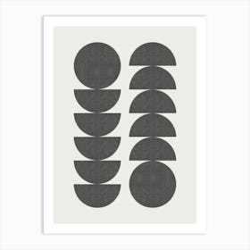 Circles in balance 8 Art Print