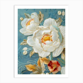 Chinese Embroidery 54 Art Print