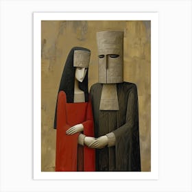 Man And A Woman 6 Art Print