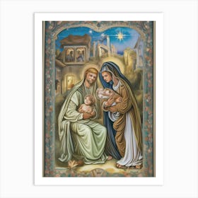 Nativity Scene 1 Art Print