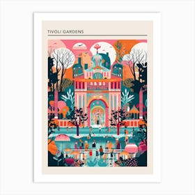 Tivoli Gardens Copenhagen Denmark 2 Art Print