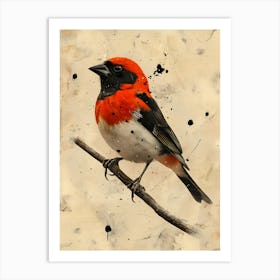 Red-Winged Blackbird Art Print