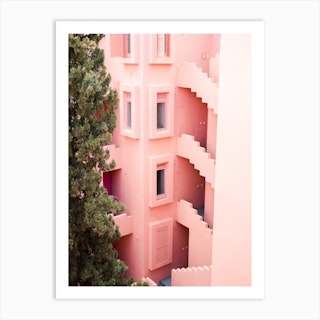 Muralla Roja Pinks Art Print