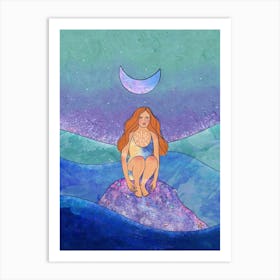 Water Goddess Art Print