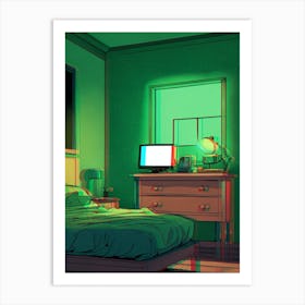 Room With A Bed Art Print