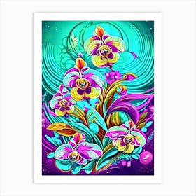 Orchid Art Print