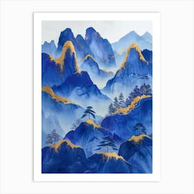 Chinese Mountains 4 Art Print