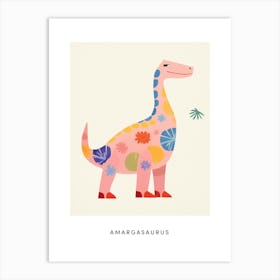 Nursery Dinosaur Art Amargasaurus 1 Poster Art Print
