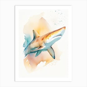 Sixgill Shark Watercolour Art Print