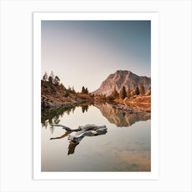 Calm Mountain Lake Art Print