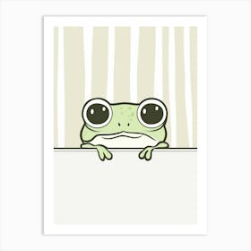 Cute Frog Art Print