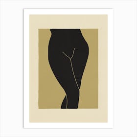 Minimal Thighs 1 Art Print