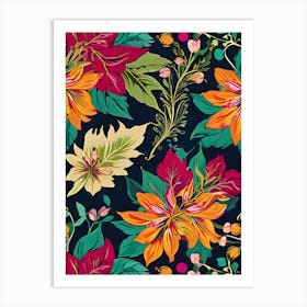 Floral Pattern 5 Art Print