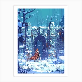 Pixel Art 3 Art Print