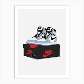 Sneakers Jordan Art Art Print