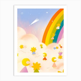 Rainbow Guardians Art Print