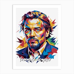 Leonardo Dicaprio in WPAP Pop Art Art Print