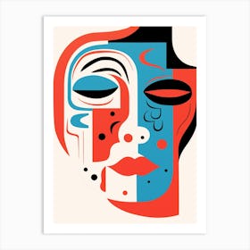 Face Of A Woman Art Print