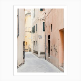 Street Photography In Tuscany Art Print