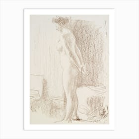 Standing Model, 1908 By Magnus Enckell Art Print