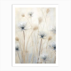 Boho Dried Flowers Nigella 1 Art Print