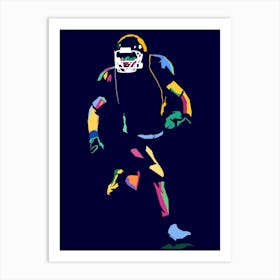 American Football Pop Art 14 Art Print