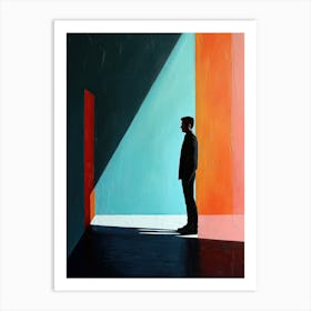 Man In A Room Art Print