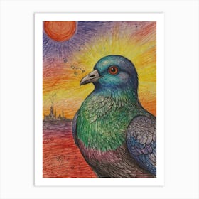 Pigeon 5 Art Print