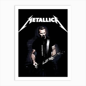 James Hetfield Metallichead band music 33 Art Print