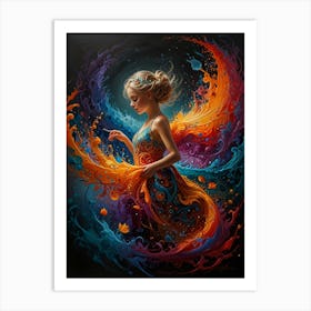 Angel Painting Art Print