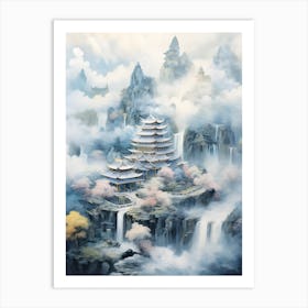 Chinese Temple Art Print