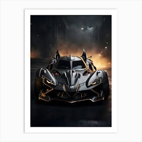Batman Batmobile 5 Art Print