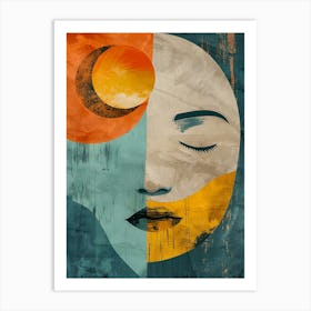 Face Of The Moon Art Print